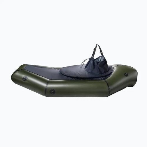 Ponton z pokładem Pinpack Packraft Amundsen II ciemnozielony