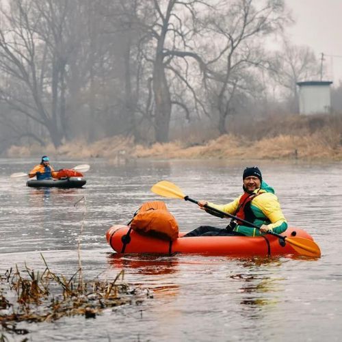 Ponton otwarty Pinpack Packraft Compact czerwony