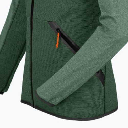 Bluza trekkingowa męska Salewa Puez Melange PL FZ Hoody raw green melange