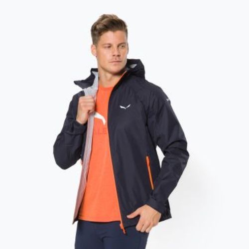 Kurtka przeciwdeszczowa męska Salewa Puez Aqua 3 PTX premium navy