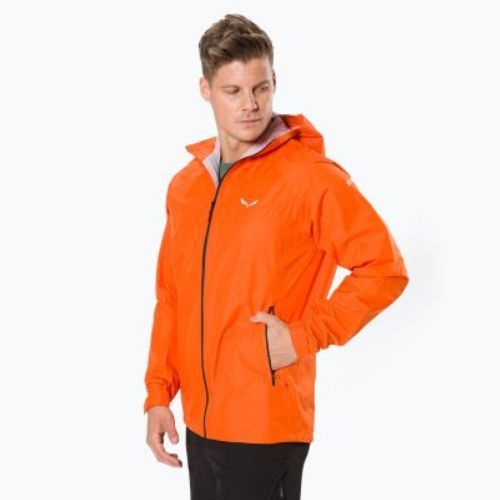 Kurtka przeciwdeszczowa męska Salewa Puez Aqua 3 PTX red/orange