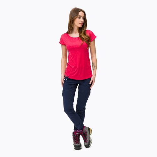 Koszulka damska Salewa Puez Melange Dry rose red melange
