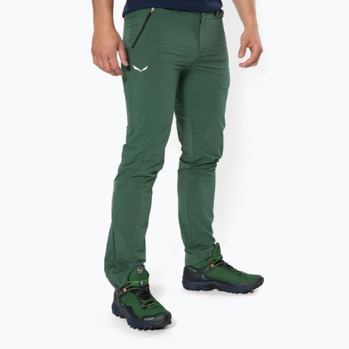 Spodnie softshell męskie Salewa Pedroc 3 DST raw green