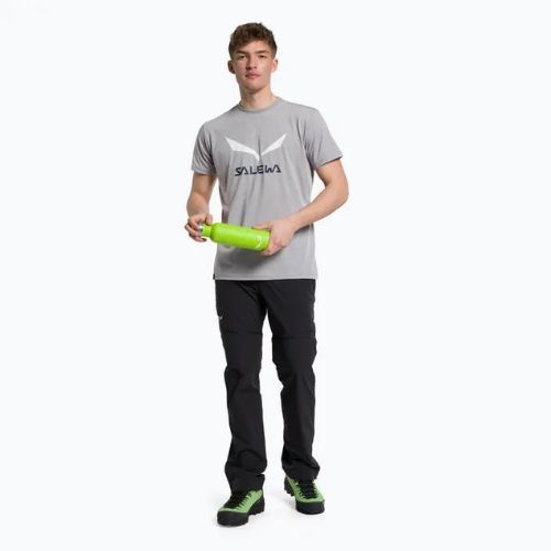 Koszulka męska Salewa Solidlogo Dry heather grey