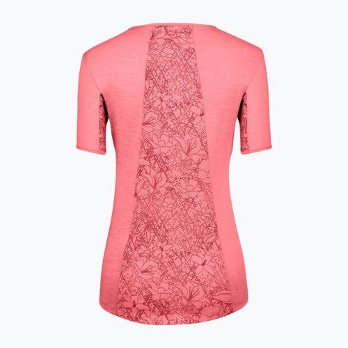 Koszulka trekkingowa damska Salewa Puez Graphic 2 Dry calypso coral melange