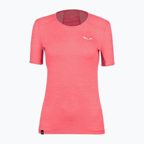 Koszulka trekkingowa damska Salewa Puez Graphic 2 Dry calypso coral melange