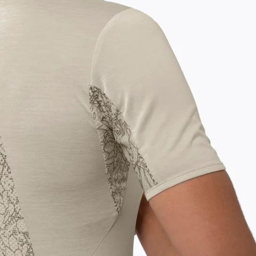 Koszulka trekkingowa damska Salewa Puez Graphic 2 Dry oatmeal melange