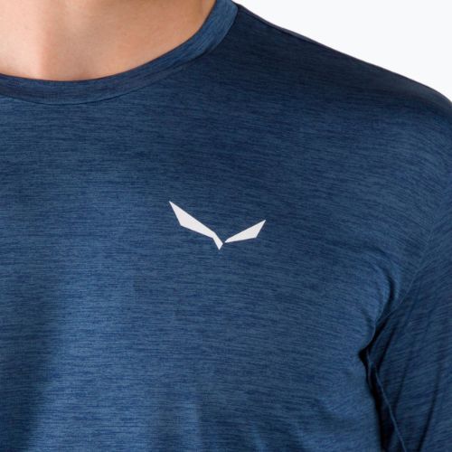 Longsleeve trekkingowy męski Salewa Puez Melange Dry dark denim melange