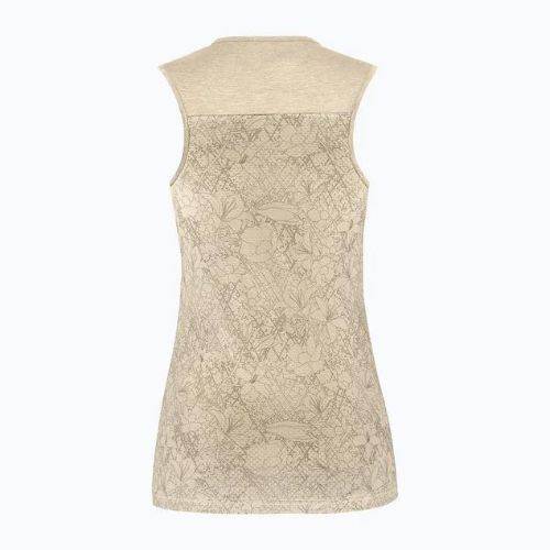 Koszulka trekkingowa damska Salewa Puez Graphic Dry Tank oatmeal melange