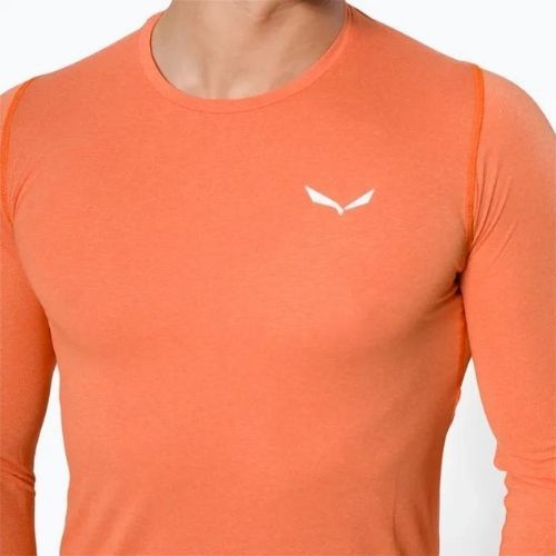 Longsleeve trekkingowy męski Salewa Pedroc 2 Dry red orange melange