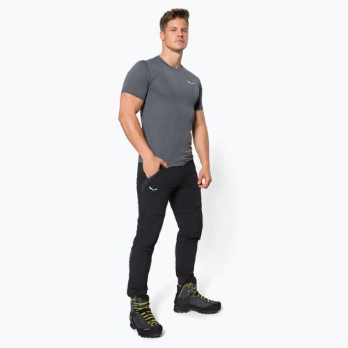 Koszulka trekkingowa męska Salewa Pedroc 3 Dry onyx melange