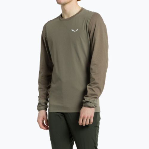 Longsleeve wspinaczkowy męski Salewa Lavaredo Hemp Print bungee cord
