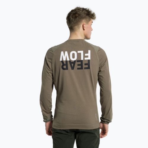 Longsleeve wspinaczkowy męski Salewa Lavaredo Hemp Print bungee cord