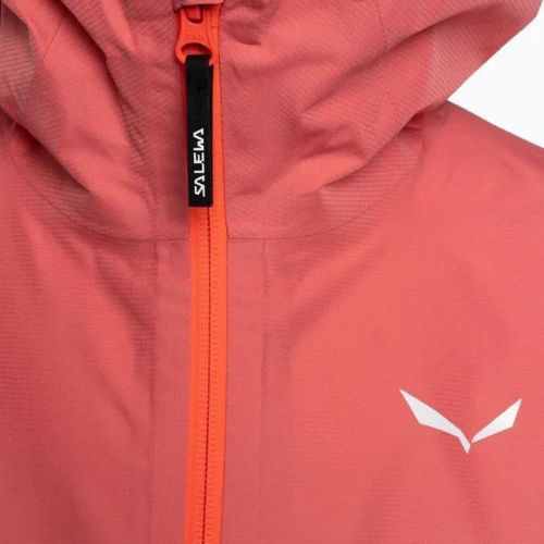 Kurtka przeciwdeszczowa dziecięca Salewa Aqua PTX calypso coral