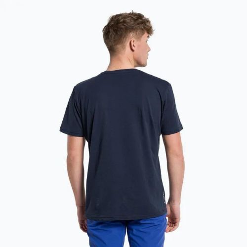 Koszulka trekkingowa męska Salewa Alpine Hemp Logo navy blazer