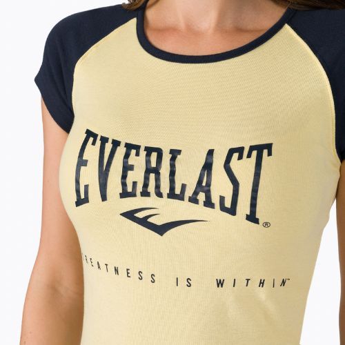 T-shirt damski Everlast LOVEY żółty 122073-81