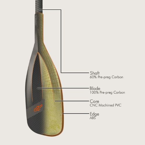 Wiosło SUP 3-częściowe JP-Australia Carbon carbon