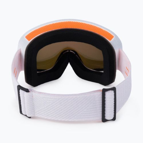 Gogle snowboardowe damskie ROXY Feenity Color Luxe bright white/sonar ml revo red