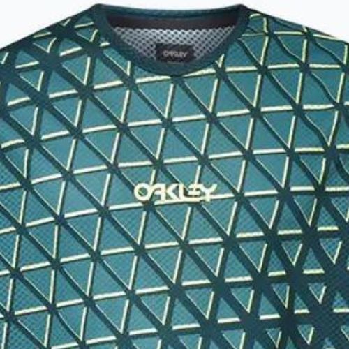 Koszulka rowerowa męska Oakley Flow 3/4 hunter green