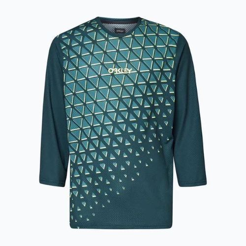 Koszulka rowerowa męska Oakley Flow 3/4 hunter green
