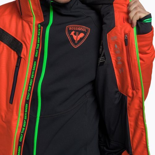 Kurtka narciarska męska Rossignol Hero Aile Jkt neon red