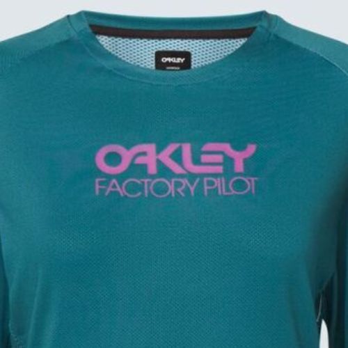 Longsleeve rowerowy damski Oakley WMNS Factory Pilot bayberry