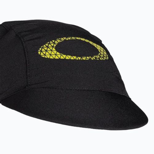 Czapka z daszkiem rowerowa męska Oakley Cadence Road black/sulphur