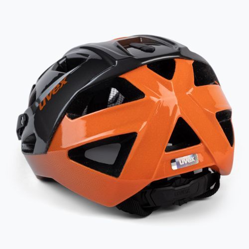 Kask rowerowy UVEX Quatro titan orange
