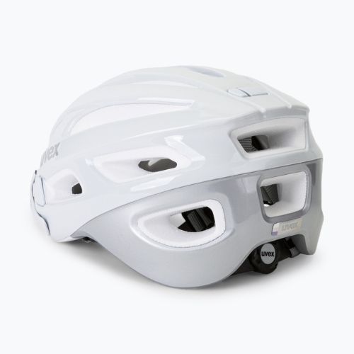 Kask rowerowy UVEX True white/silver