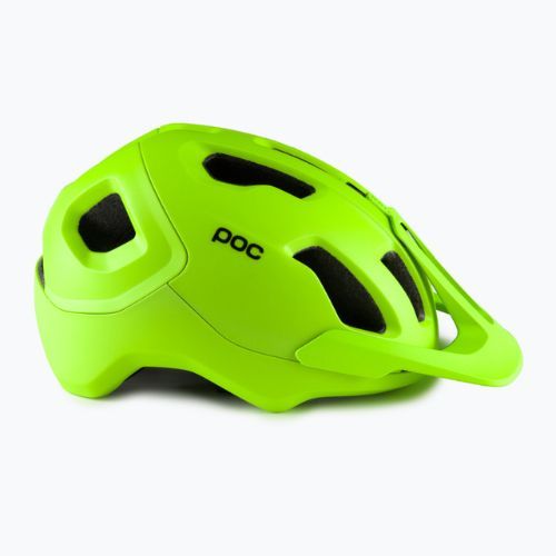 Kask rowerowy POC Axion fluorescent yellow/green matt