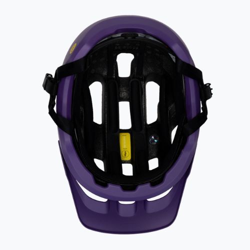 Kask rowerowy POC Axion Race MIPS sapphire purple/uranium black metallic/matt