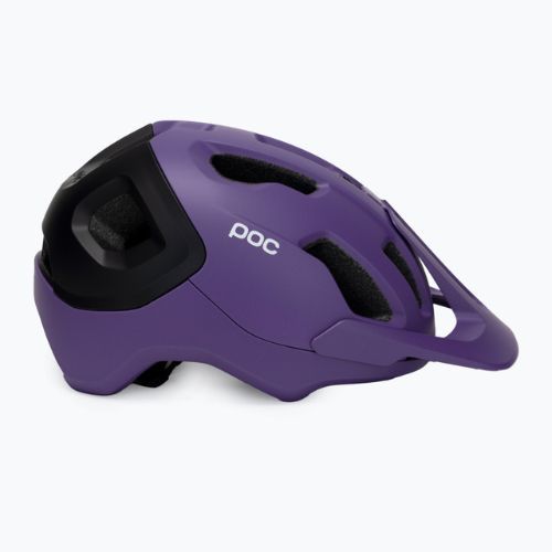 Kask rowerowy POC Axion Race MIPS sapphire purple/uranium black metallic/matt