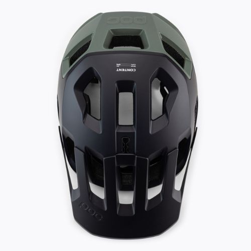 Kask rowerowy POC Kortal uranium black/epidote green metallic/matt