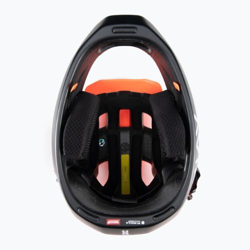 Kask rowerowy POC Otocon Race MIPS fluorescent orange avip/uranium black matt