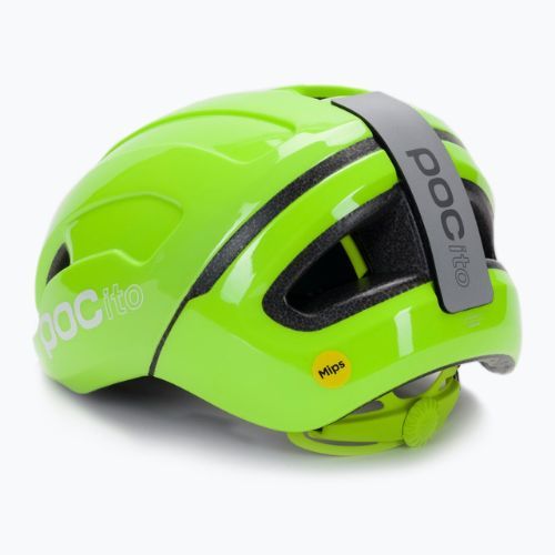 Kask rowerowy dziecięcy POC POCito Omne MIPS fluorescent yellow/green