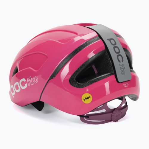 Kask rowerowy dziecięcy POC POCito Omne MIPS fluorescent pink