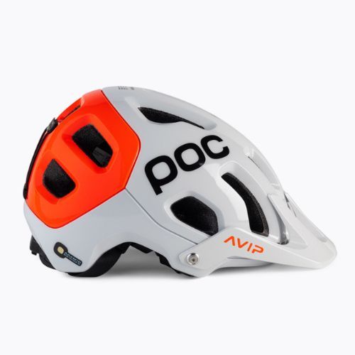 Kask rowerowy POC Tectal Race MIPS NFC hydrogen white/fluorescent orange avip
