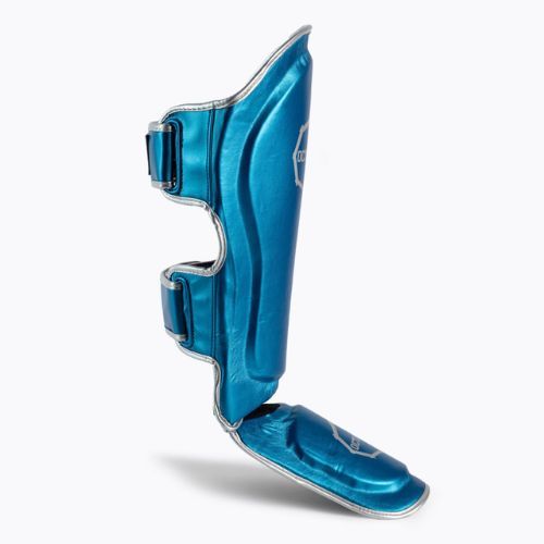 Ochraniacze piszczeli i stóp Octagon metallic blue