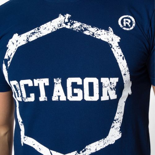 Koszulka męska Octagon Logo Smash dark navy