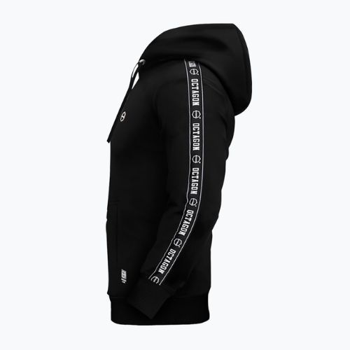 Bluza męska z kapturem Octagon Stripe black