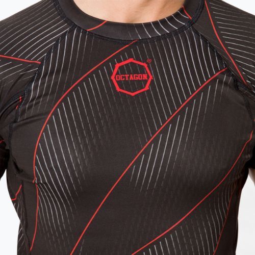 Rashguard męski Octagon Voyager red