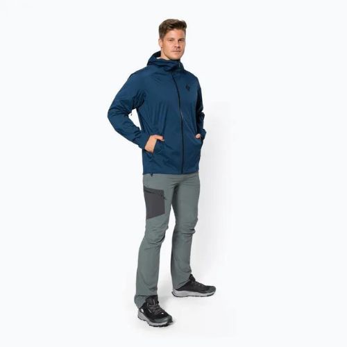 Kurtka przeciwdeszczowa męska Black Diamond Stormline Stretch indigo