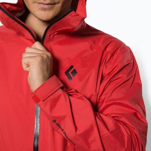 Kurtka przeciwdeszczowa męska Black Diamond Stormline Stretch carmine