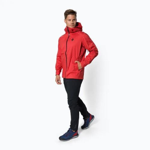 Kurtka przeciwdeszczowa męska Black Diamond Stormline Stretch carmine