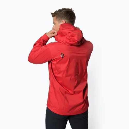 Kurtka przeciwdeszczowa męska Black Diamond Stormline Stretch carmine