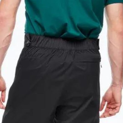Spodnie z membraną męskie Black Diamond Stormline Stretch Full Zip Rain black