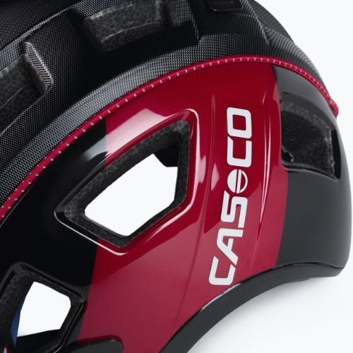 Kask rowerowy CASCO MTBE 2 black/red matt