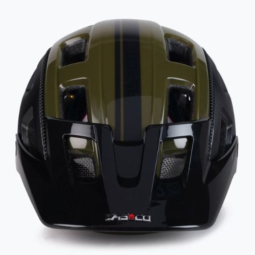 Kask rowerowy CASCO MTBE 2 black/olive matt