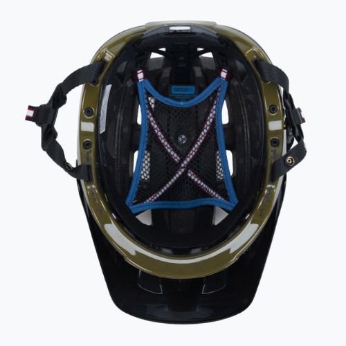 Kask rowerowy CASCO MTBE 2 black/olive matt
