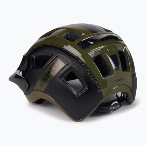 Kask rowerowy CASCO MTBE 2 black/olive matt